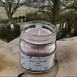Pink Haze new scented candle in glass jar