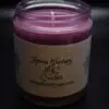 A Pure comfort Purple Color Candle in a Glass Jar Copy
